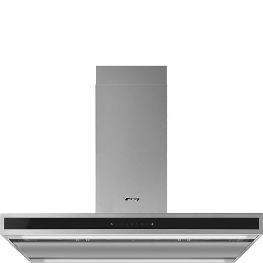 90cm Alta Island Cooker Hood with Auto-Vent 2.0