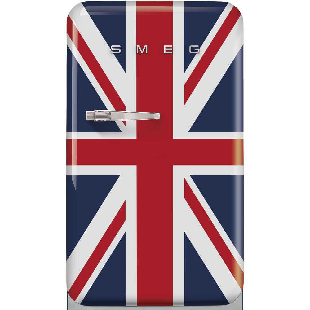 FAB10 55cm 50s Style Small Right Hand Hinge Fridge with Icebox