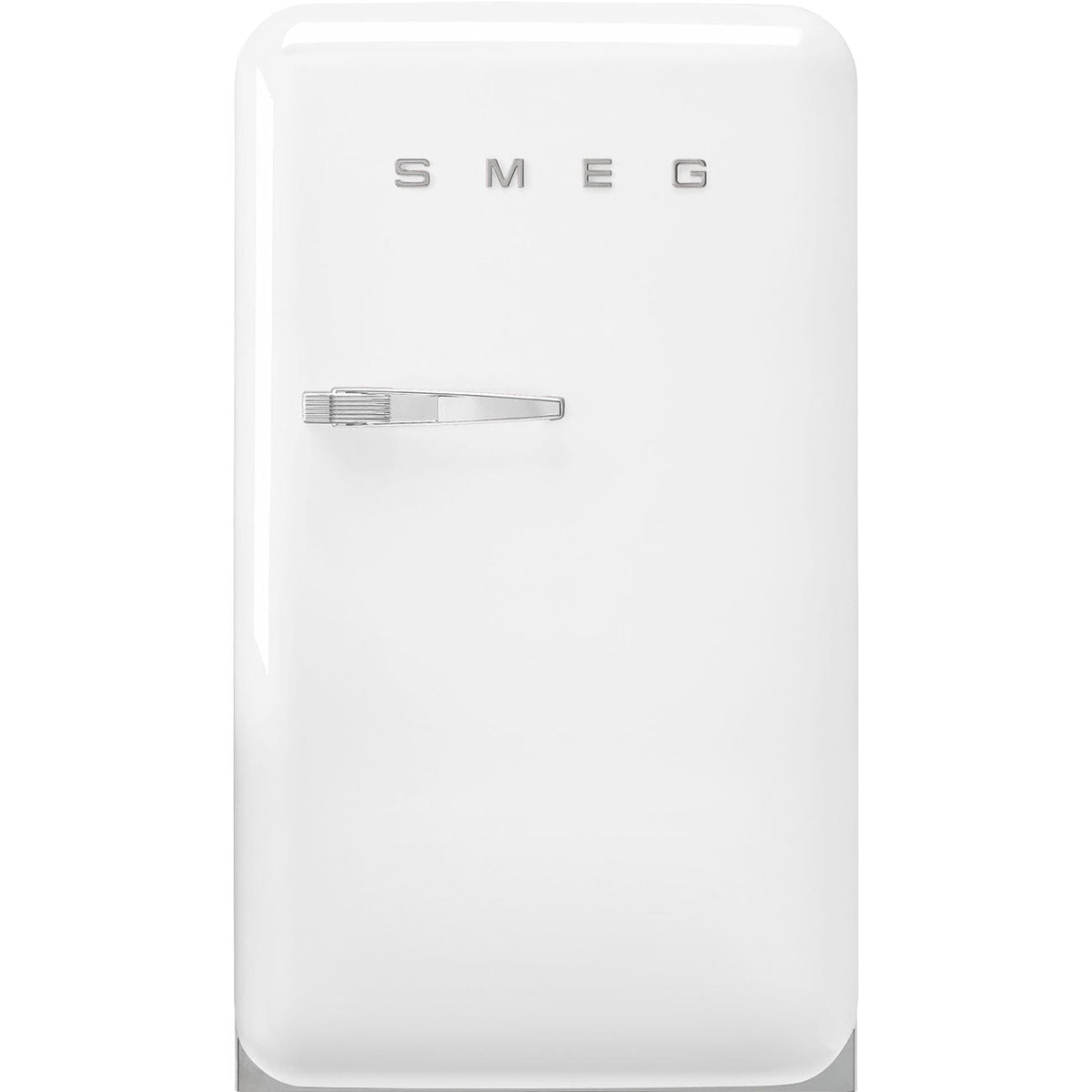 FAB10 55cm 50s Style Small Right Hand Hinge Fridge with Icebox