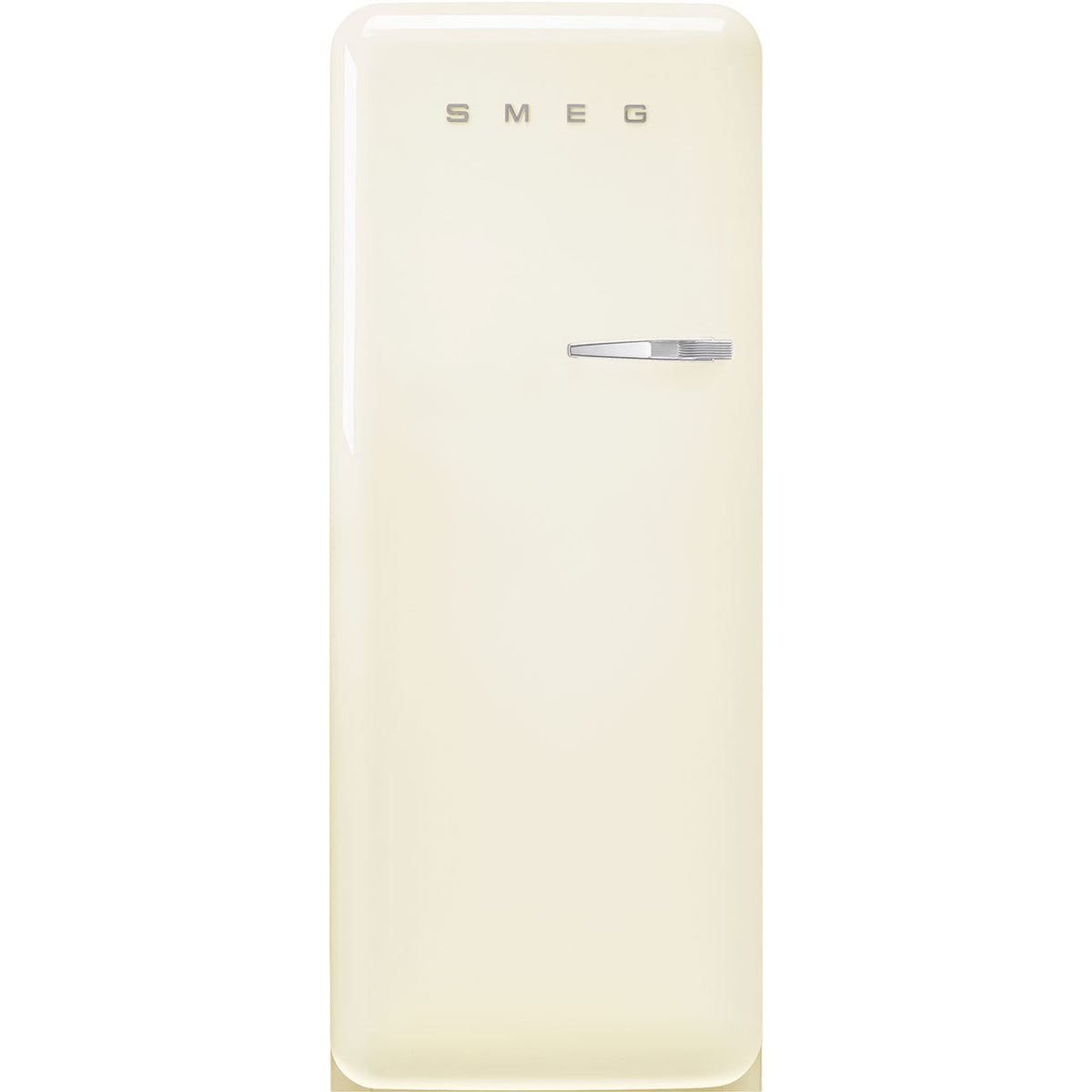 FAB28 60cm 50s Style Left Hand Hinge Fridge with Icebox