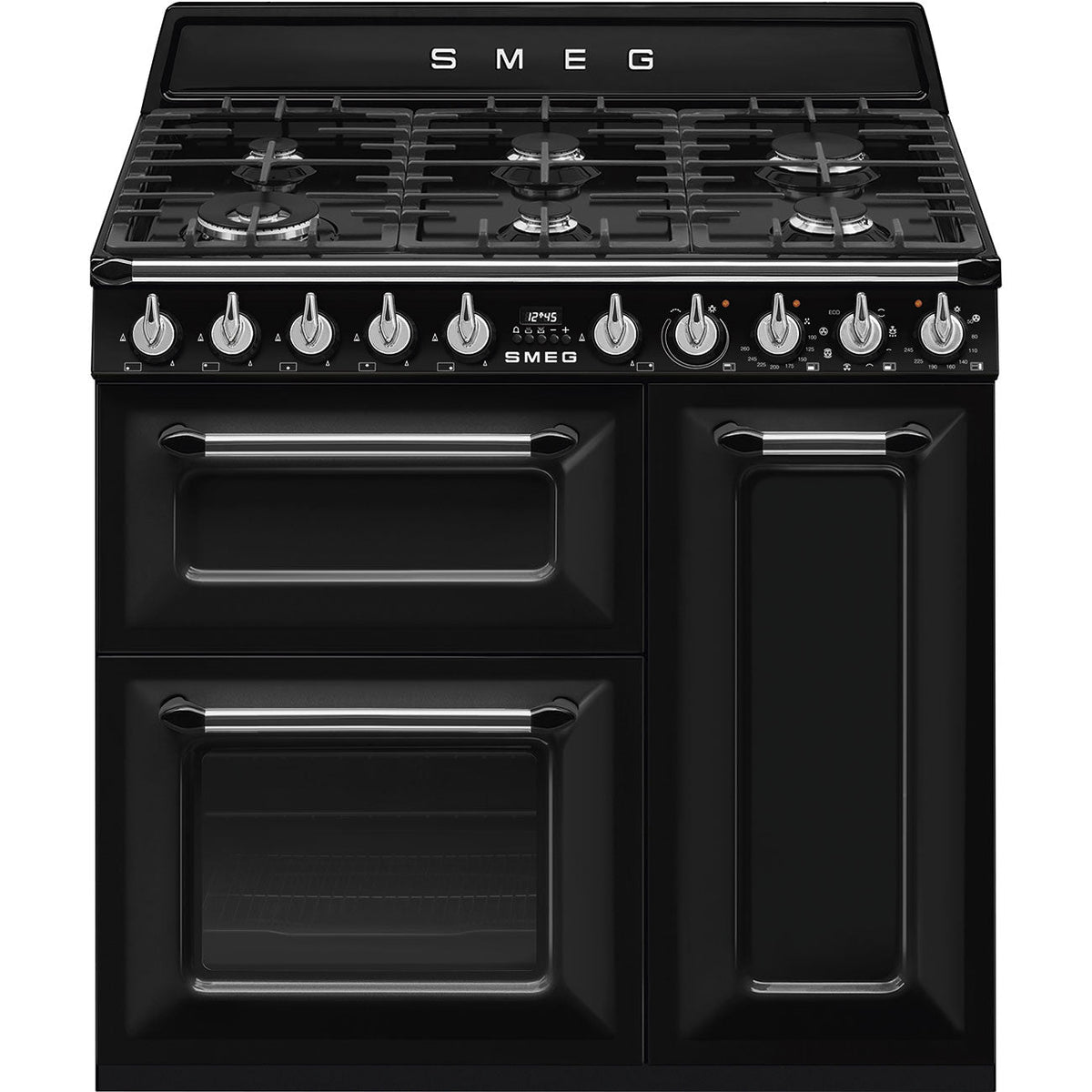 90cm Victoria three cavity dual fuel cooker