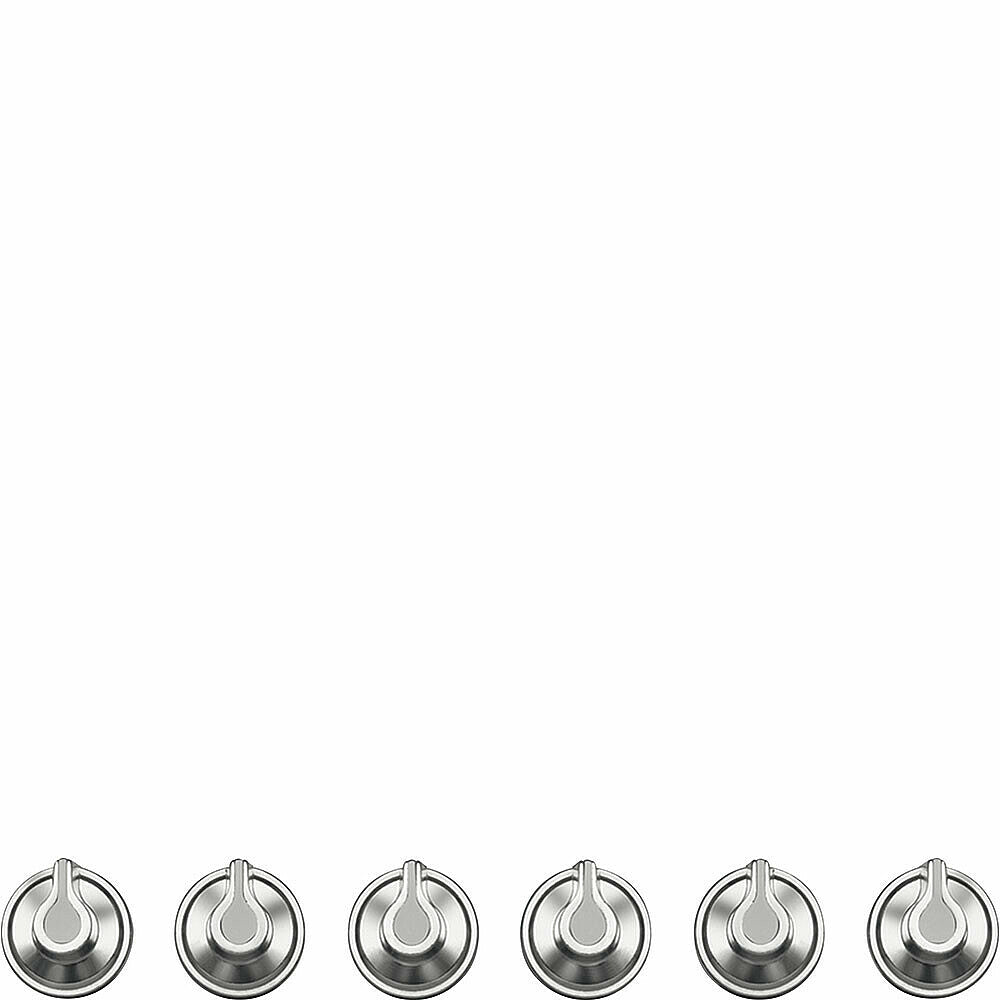 Set of 6 Linea controls for use with PGF Hobs