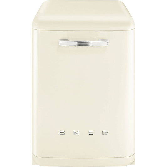 60cm Freestanding 50s Style Cream Dishwasher, B Rated