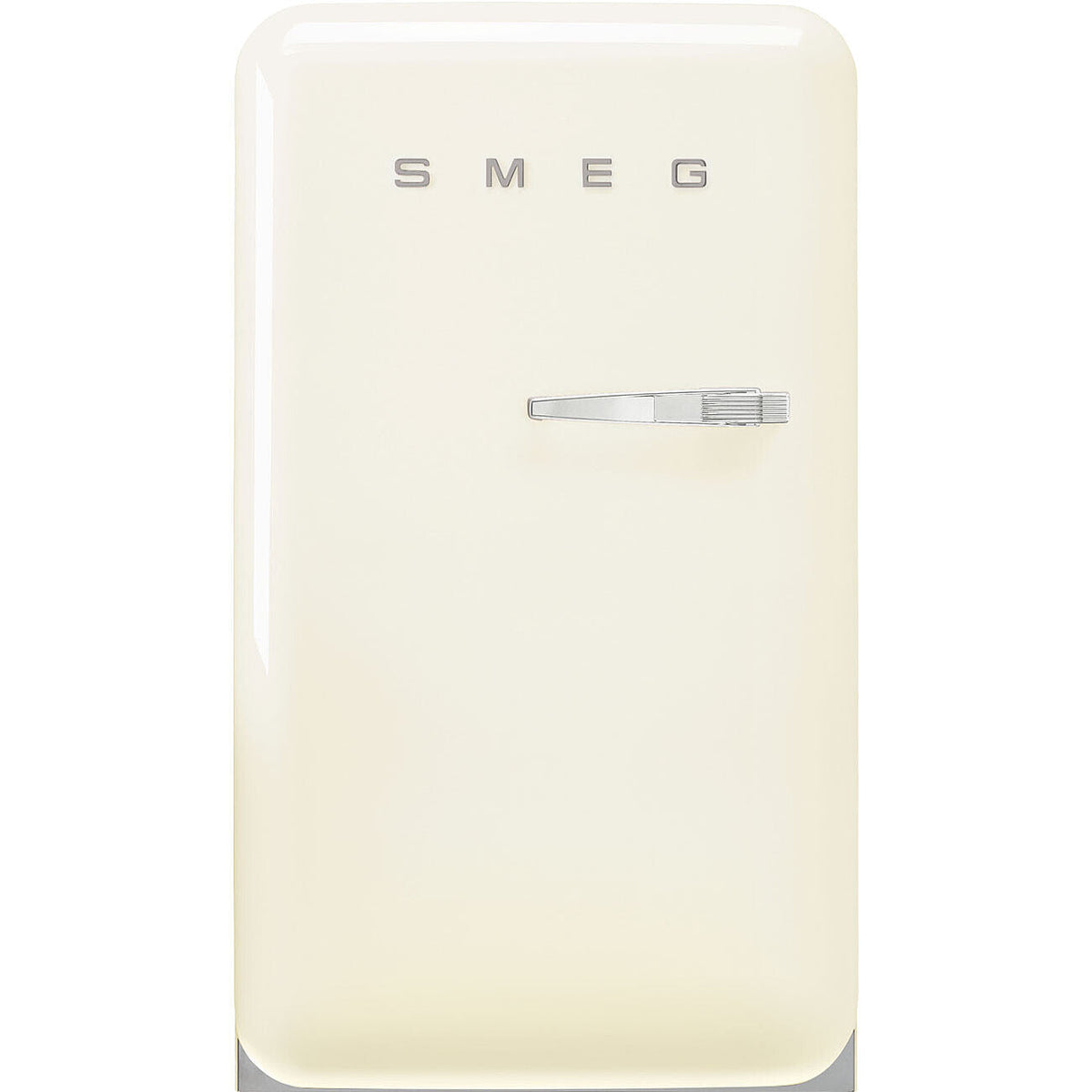 FAB10 55cm 50s Style Small Left Hand Hinge Fridge with Icebox