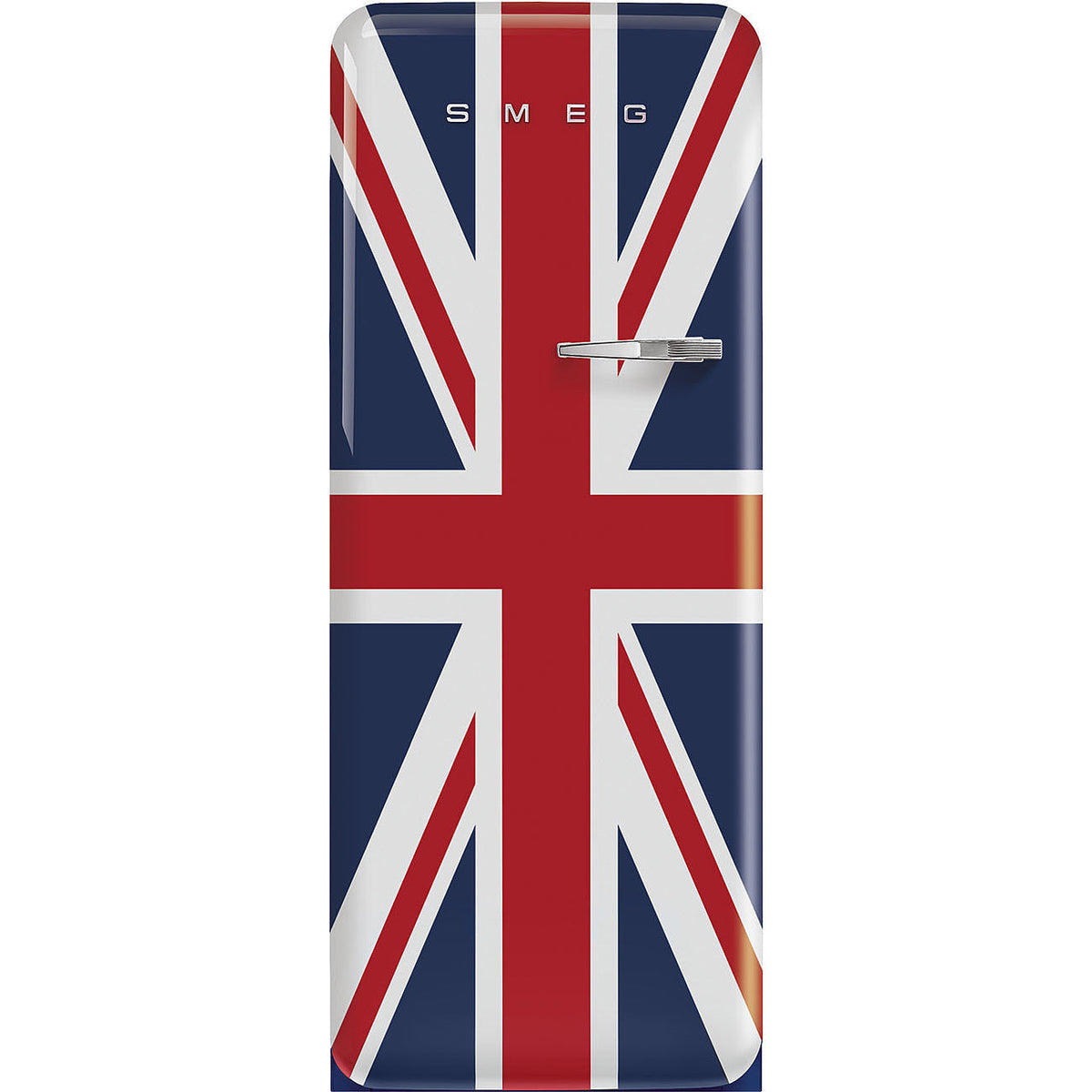 FAB28 60cm 50s Style Left Hand Hinge Fridge with Icebox