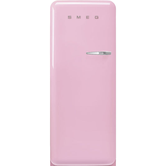 FAB28 60cm 50s Style Left Hand Hinge Fridge with Icebox