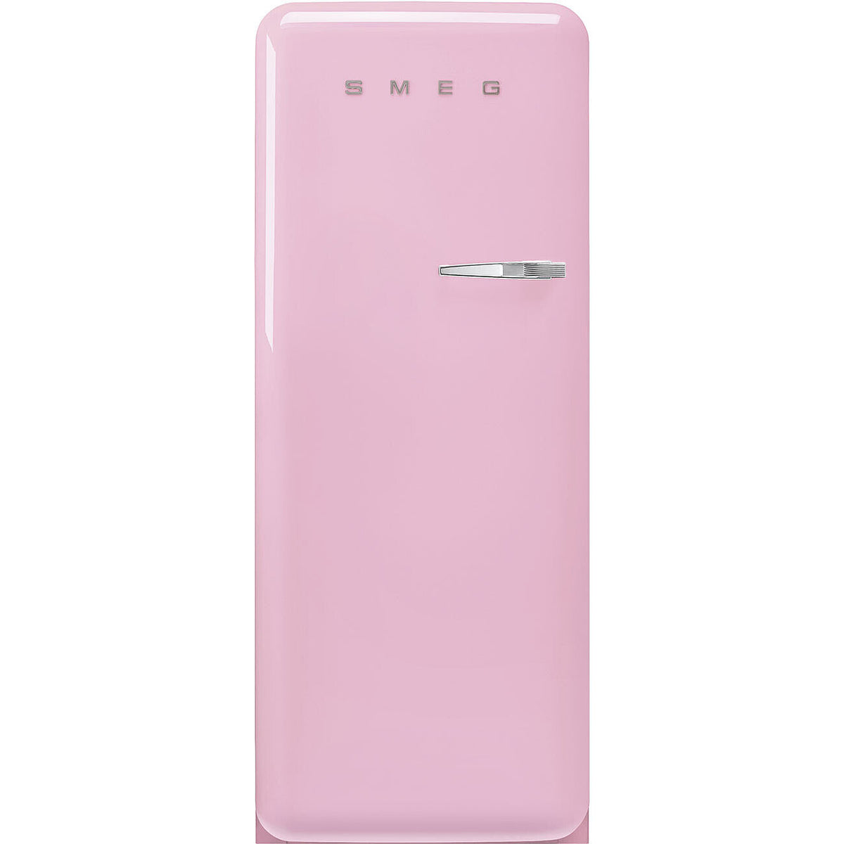 FAB28 60cm 50s Style Left Hand Hinge Fridge with Icebox