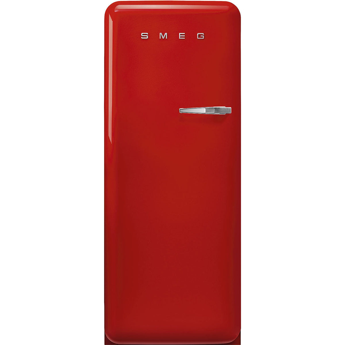 FAB28 60cm 50s Style Left Hand Hinge Fridge with Icebox