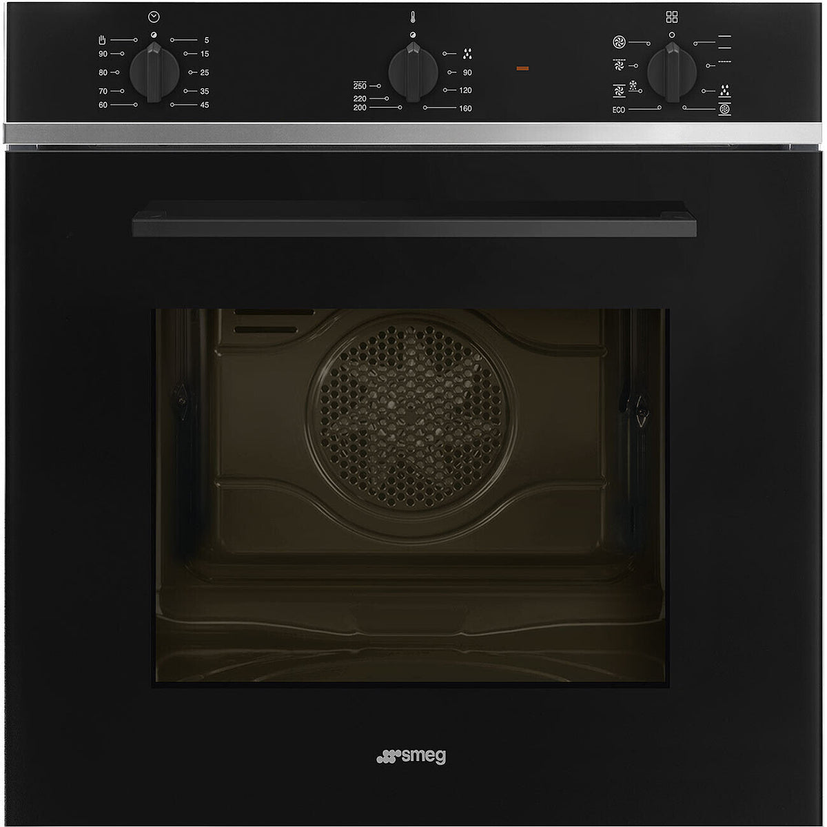 SF64M3TB 60cm Cucina Single Oven in Black