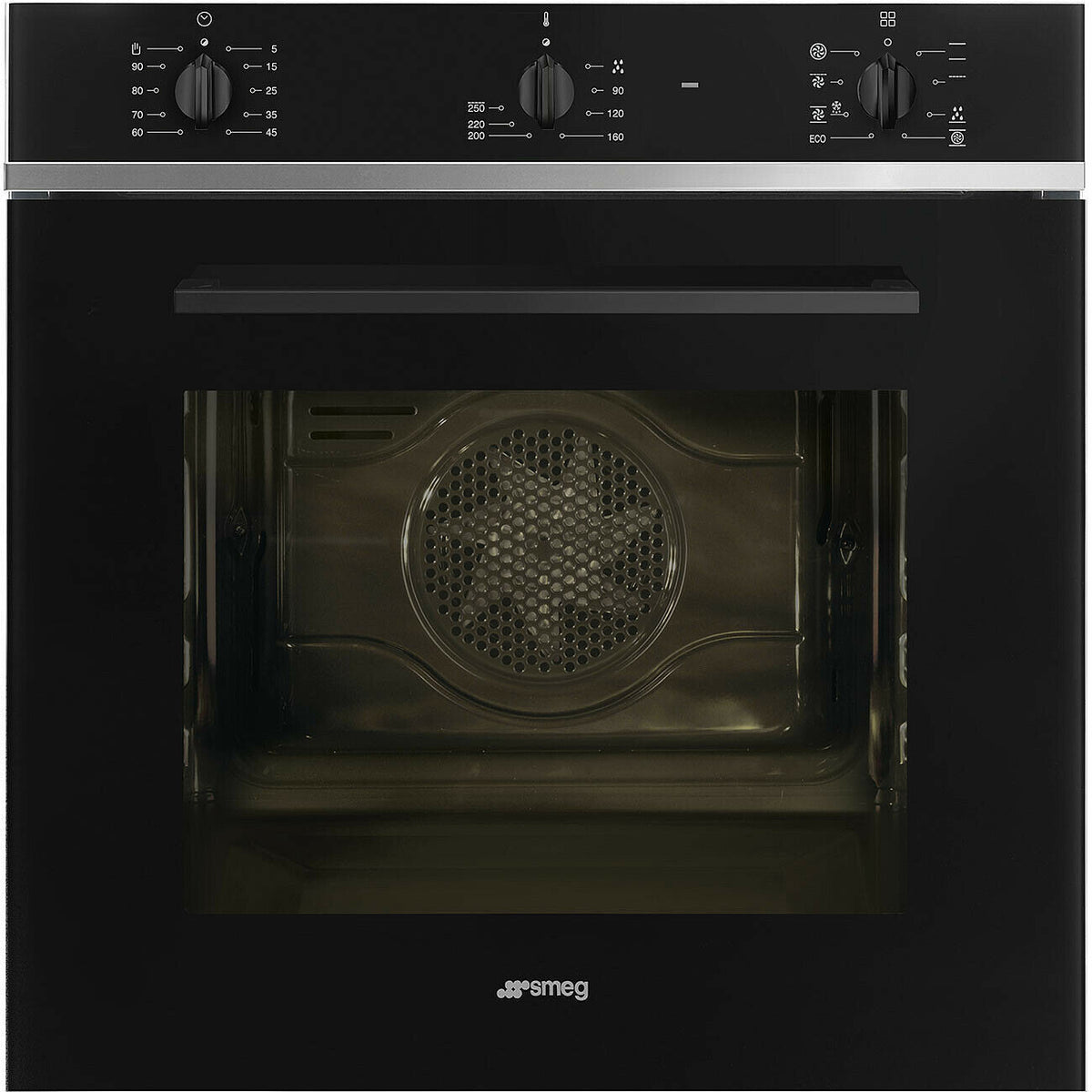 SF64M3TB 60cm Cucina Single Oven in Black