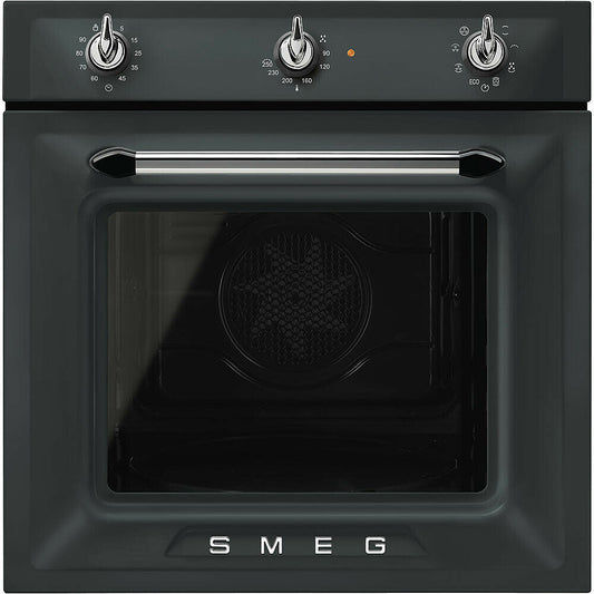 60cm Victoria Multifuctional Single Oven Matte Black