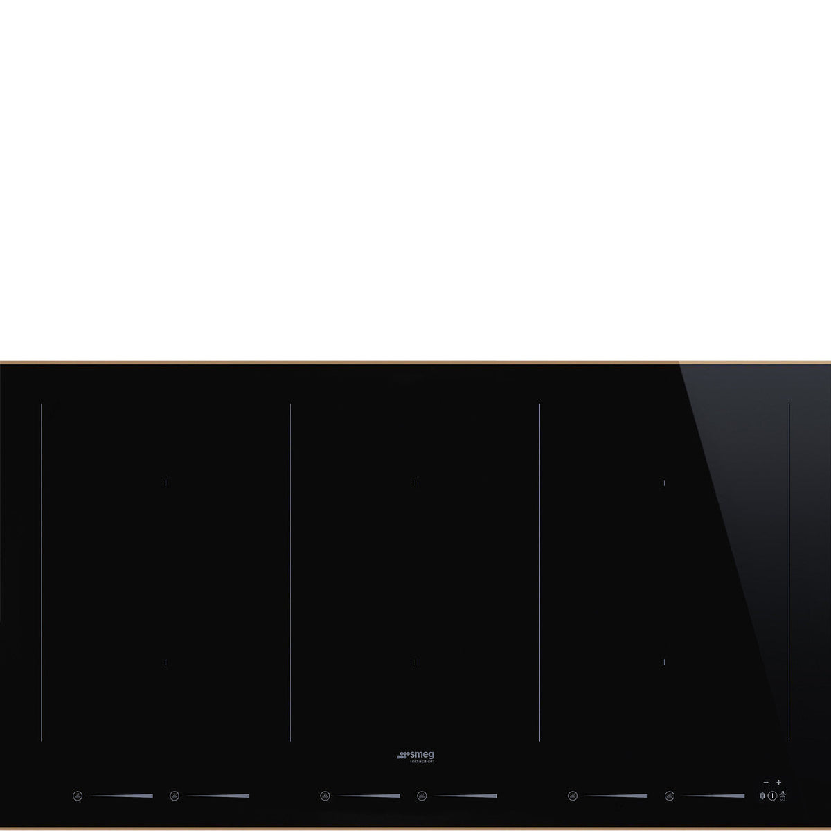 SIM6964R 90cm Dolce Stil Novo Induction Hob with Copper Trim