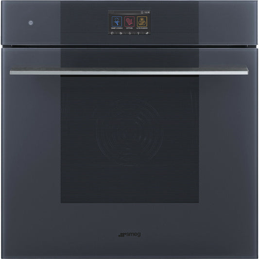 SOP6104TPG 60cm Linea Pyrolytic Single Oven Neptune Grey