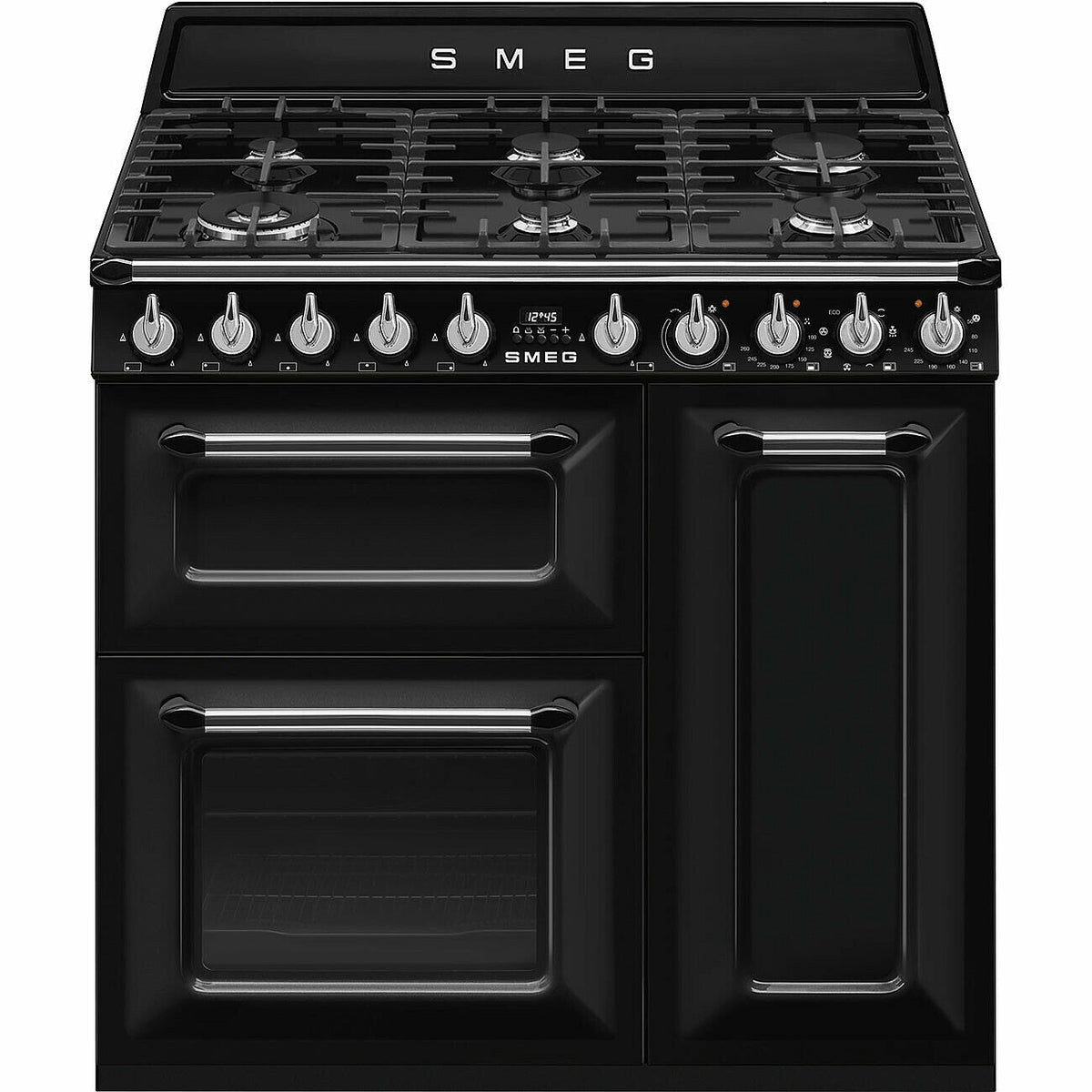 90cm Victoria three cavity dual fuel cooker