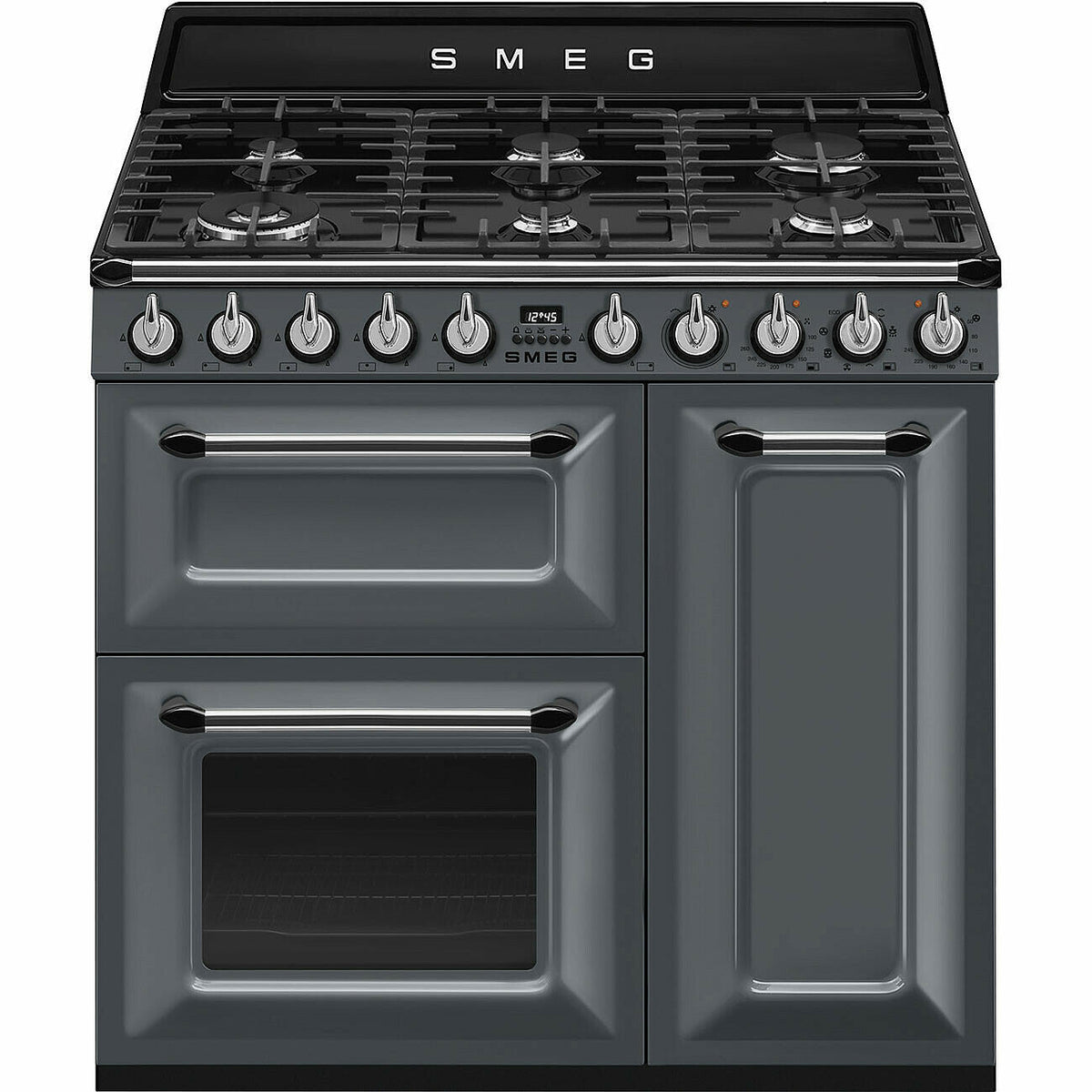90cm Victoria three cavity dual fuel cooker